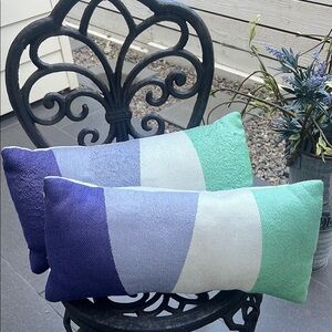 Colorful Striped Throw Pillows 2